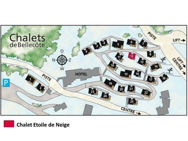 Ferienhaus de Bellecôte Type 2 - Étoile de Neige