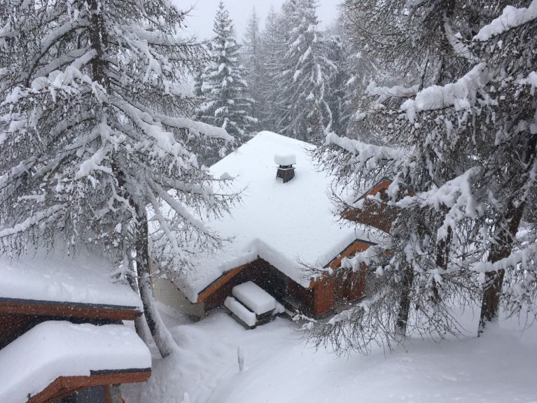 Ferienhaus De Vallandry Le Vent en Poupe mit Außensauna