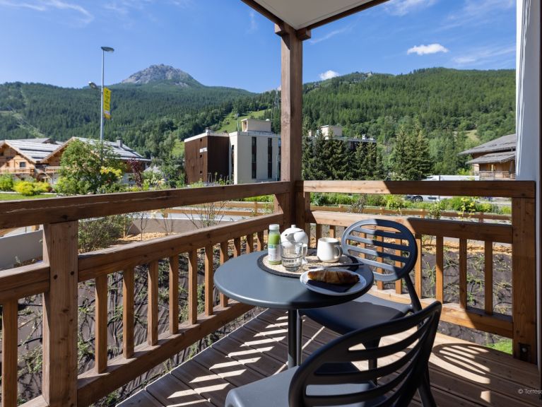 Ferienwohnung Le Cristal Lodge Bergblick