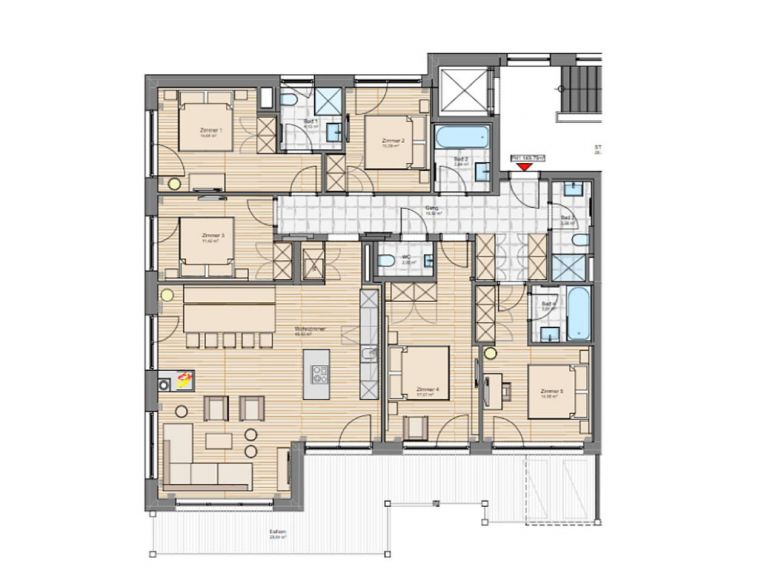 Ferienwohnung Wildkogelresorts Penthouse Type V