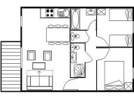 Ferienwohnung Résidence Les Cristaux Ferienwohnung 24-14