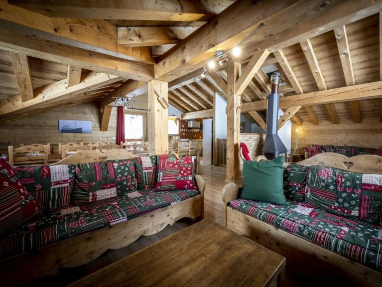 Ferienhaus du Cocoon Pierra Menta 2 mit Sauna und gemeinsamem Außenwhirlpool