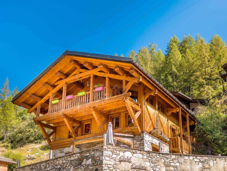 Ferienhaus Iseran mit Außenwhirlpool, Sauna und Hammam