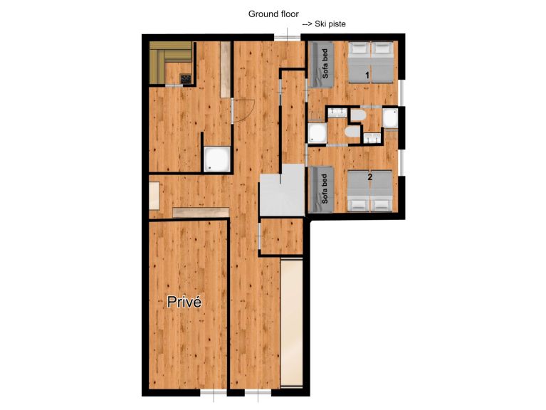 Ferienhaus In de Wolken Catering-Service inklusive, mit Sauna und Whirlpool