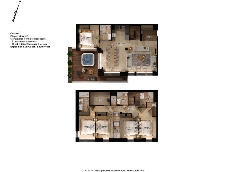 Ferienwohnung Cocoon Duplex