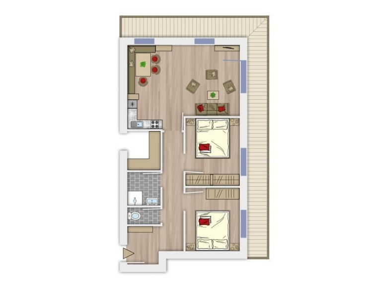 Ferienwohnung Landhof Typ 2
