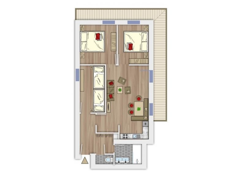 Ferienwohnung Landhof Typ 3