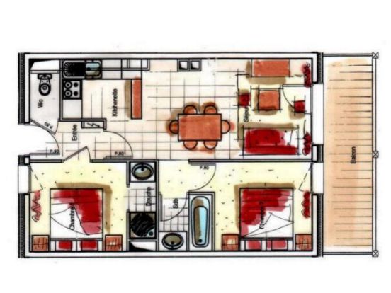 Ferienwohnung Chalet des Neiges - Plein Sud-9
