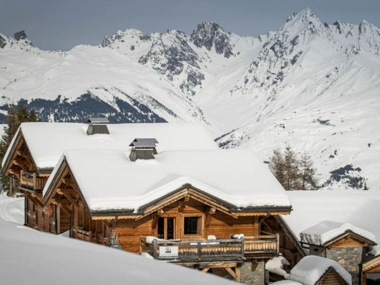 Ferienhaus du Cocoon Pierra Menta 1 mit Sauna und gemeinsamem Außenwhirlpool