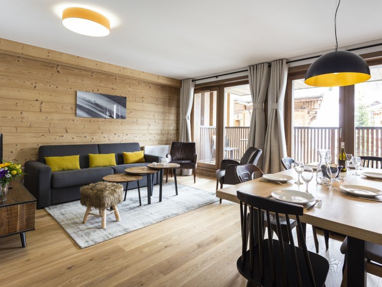 Ferienwohnung Le Diamant des neiges Bergblick