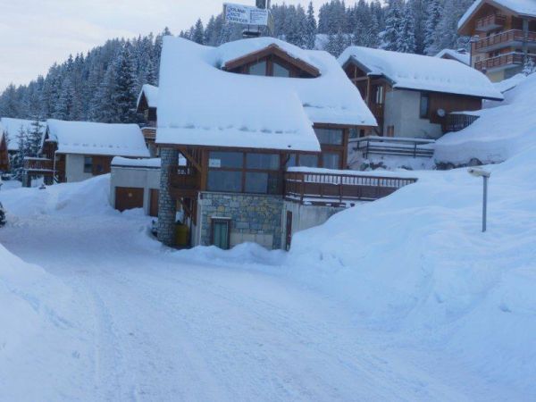 Ferienhaus De Vallandry Le Dahu mit Sauna