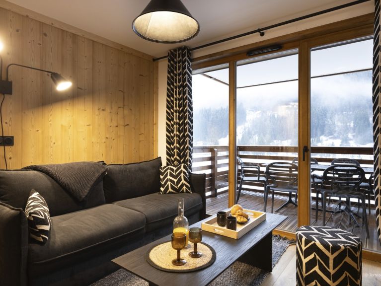 Ferienwohnung Le Flocon Blanc Bergblick