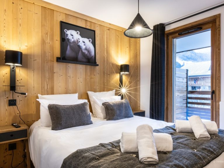 Ferienwohnung Le Flocon Blanc Bergblick