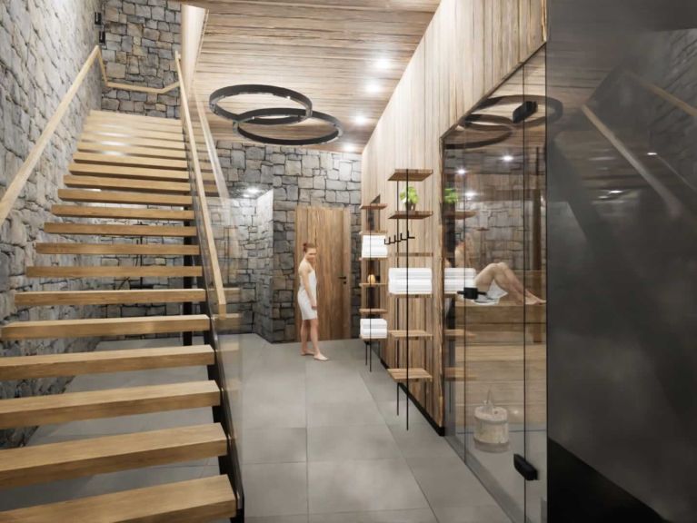 Ferienwohnung The Peak White Diamond Chalet