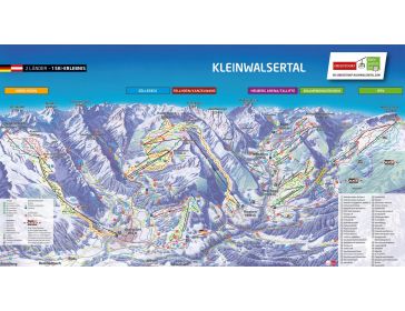 Pistenplan Kleinwalsertal (Vorarlberg)