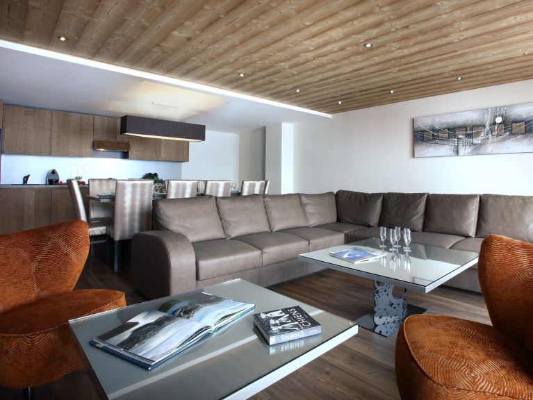 Ferienwohnung La Source des Arcs mit eigener Sauna