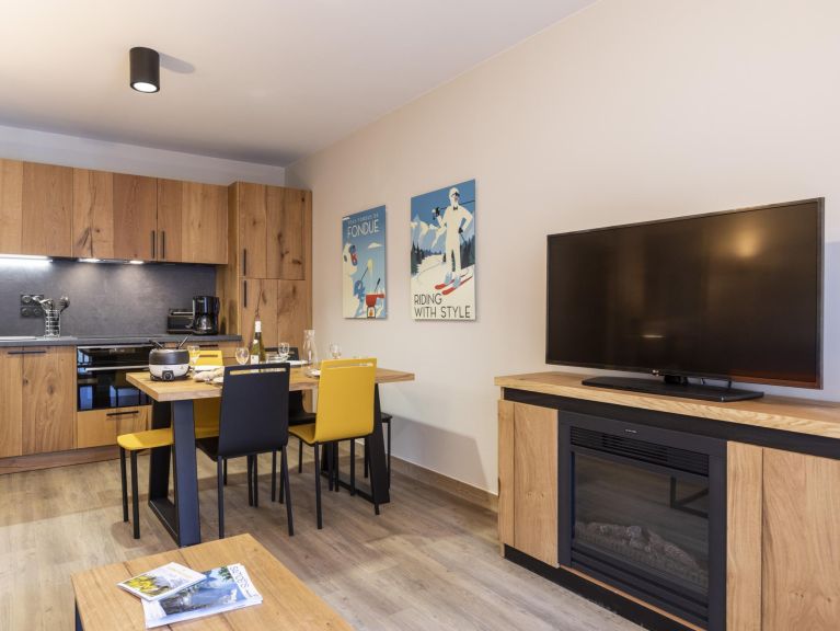 Ferienwohnung Club MMV Samoëns Village Bergblick