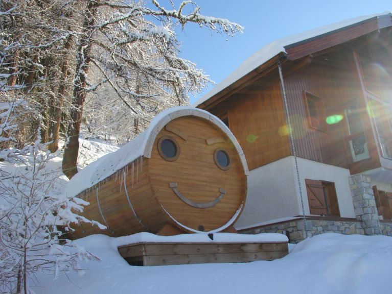 Ferienhaus de Bellecôte Typ 2, Polman Mansion mit Sauna