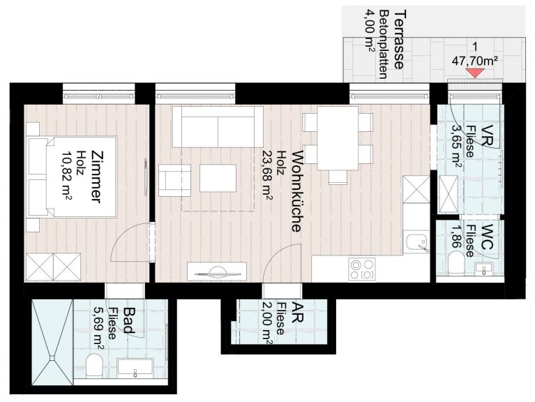 Ferienwohnung Kristall Plaza Niederau Typ A