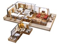 Ferienwohnung La Source des Arcs mit eigener Sauna-13