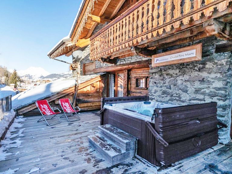 Ferienhaus Père Marie mit Außenwhirlpool und Sauna