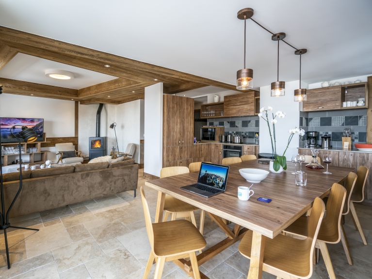 Ferienwohnung Cocoon mit einem Holzofen
