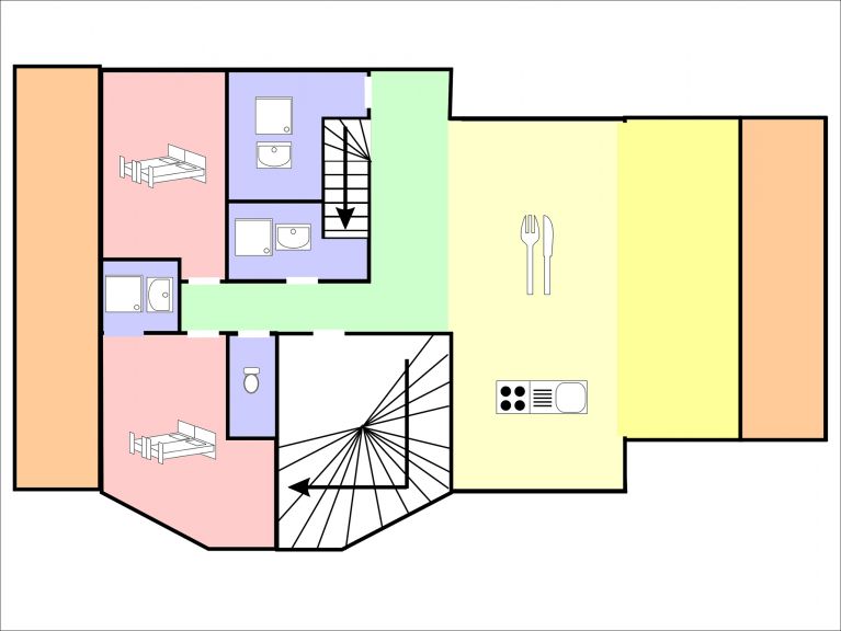 Ferienhaus Le Haut mit Sauna