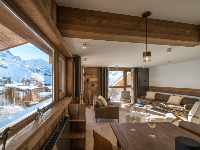 Ferienwohnung Cocoon mit einem Holzofen