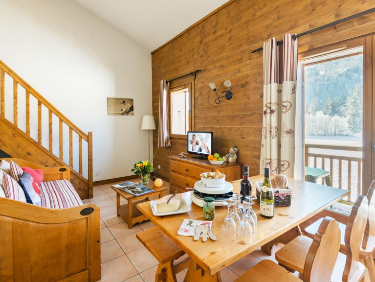 Ferienwohnung Résidence Les Fermes de Samoëns mit Schlafecke