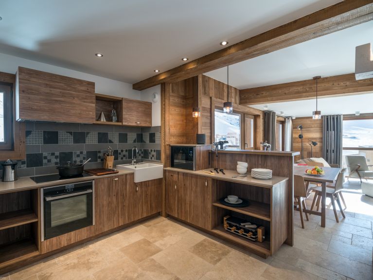 Ferienwohnung Cocoon mit einem Holzofen