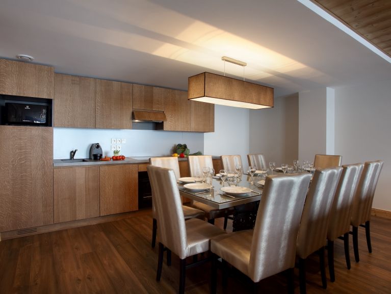 Ferienwohnung La Source des Arcs mit eigener Sauna