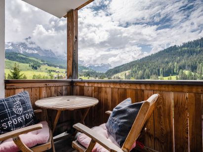 Ferienwohnung Ciasa Agreiter Balkon-2