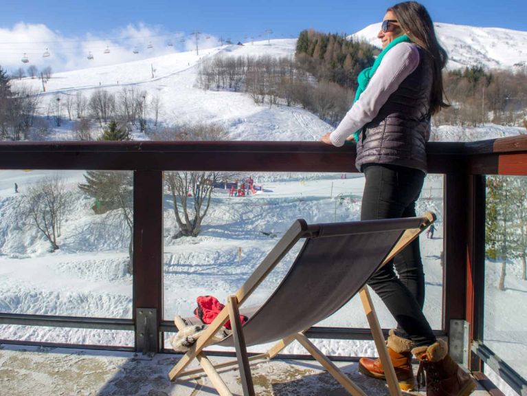 Ferienwohnung Les Terrasses du Corbier mit Kabine