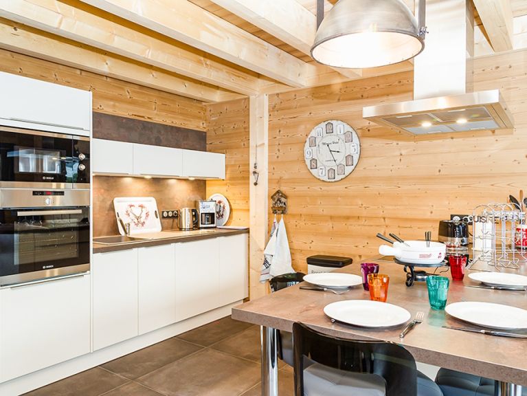 Ferienhaus Le Bois Brûlé mit eigener Sauna und Außenwhirlpool