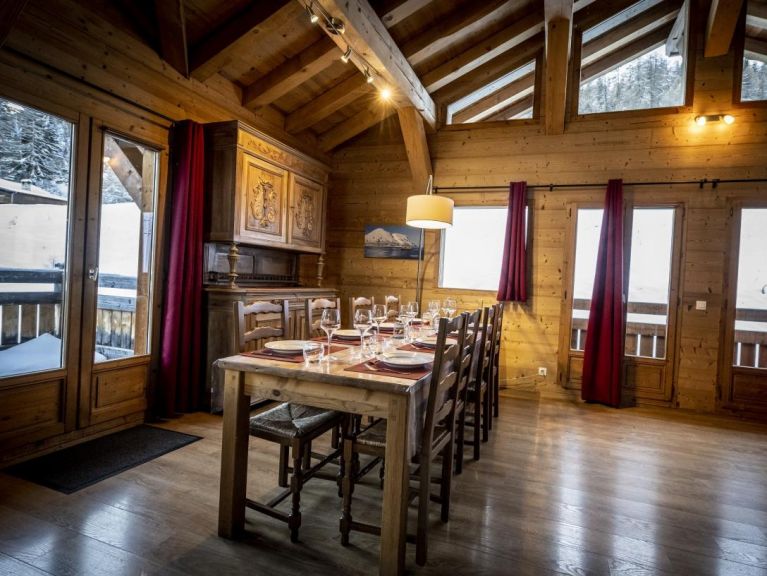 Ferienhaus du Cocoon Pierra Menta 1 mit Sauna und gemeinsamem Außenwhirlpool