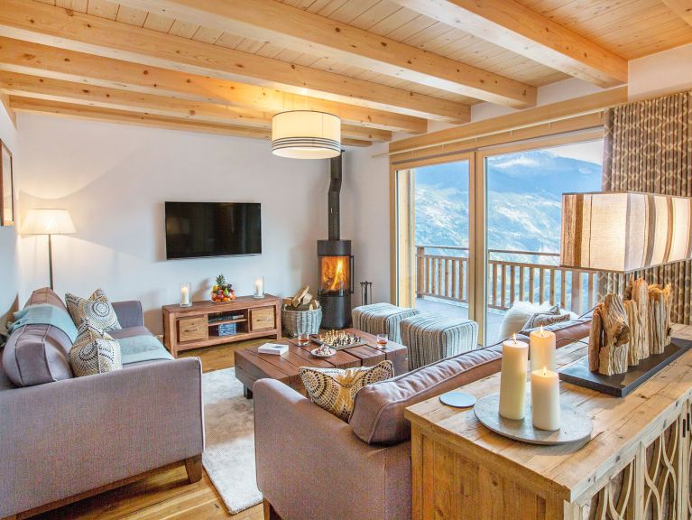 Ferienhaus Des Etoiles Les Masses mit Außenwhirlpool
