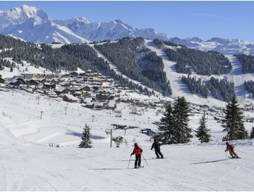 Skidorf Kinderfreundliches Skidorf mit Blick auf den Mont Blanc-2