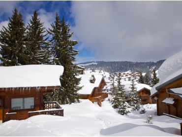 Skidorf Kinderfreundliches Skidorf mit Blick auf den Mont Blanc-3