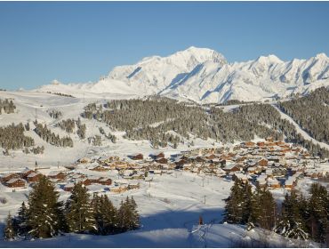 Skidorf Kinderfreundliches Skidorf mit Blick auf den Mont Blanc-5