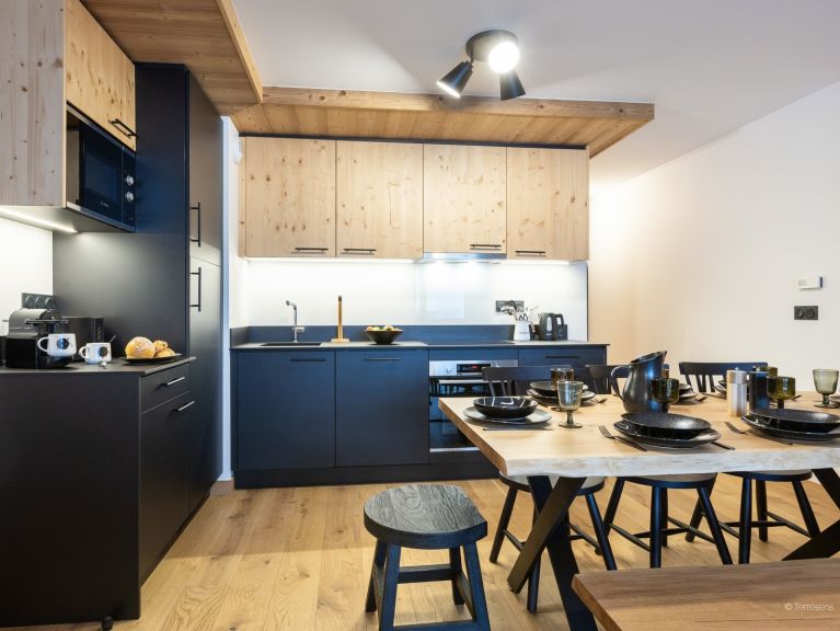 Ferienwohnung Le Flocon Blanc Bergblick