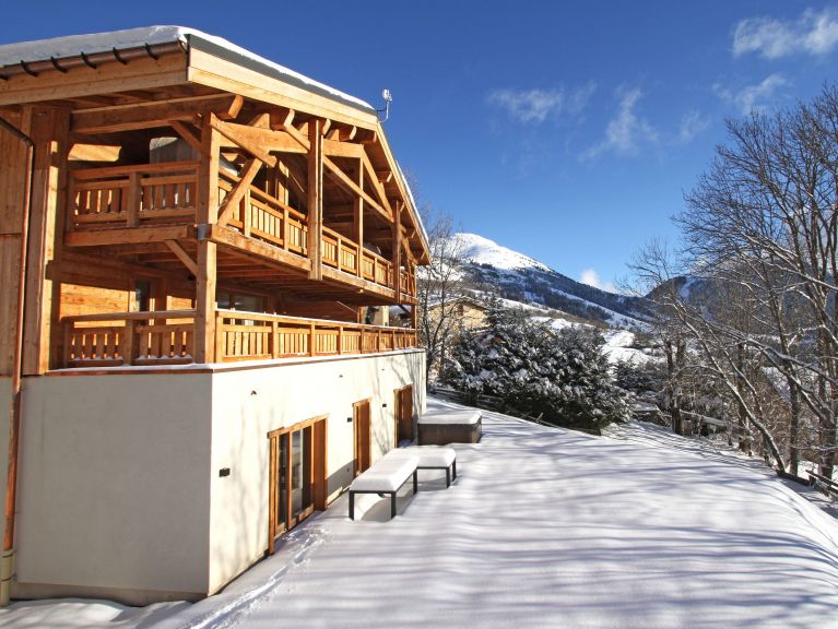 Ferienhaus Nuance de Bleu mit eigener Sauna und Außenwhirlpool