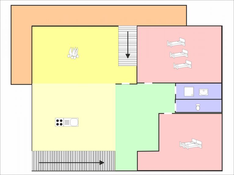 Ferienhaus Carella mit Sauna