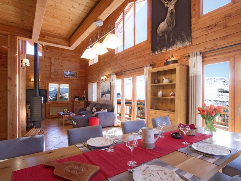 Ferienhaus Le Panorama mit Außenwhirlpool