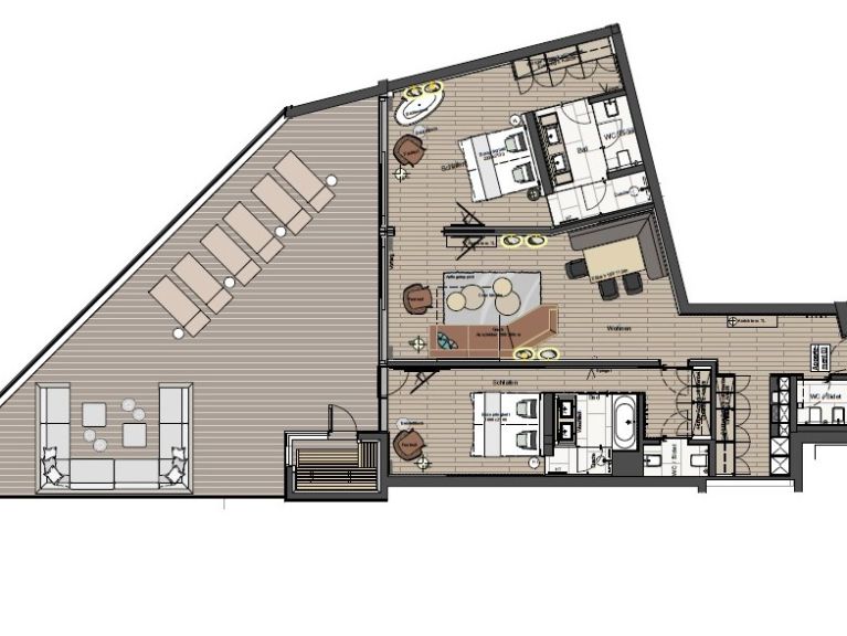 Ferienwohnung Mountain Lofts Bergkristall
