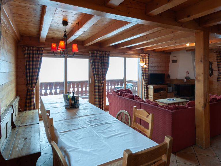 Ferienhaus Le Hameau des Marmottes Combi Les Hameau des Marmottes 14p + 14p mit Sauna, nebeneinander