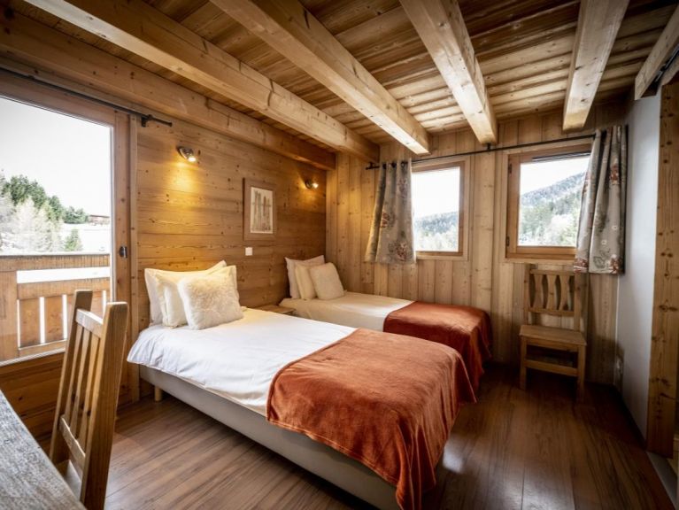 Ferienhaus du Cocoon Mont-Blanc mit Außenwhirlpool