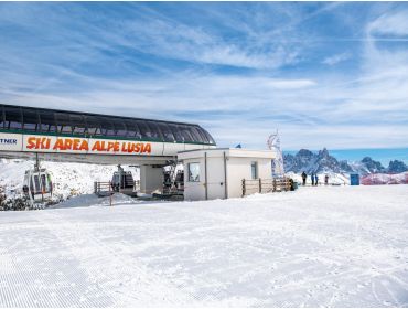 Skigebiet Dolomiten - Alpe Lusia-San Pellegrino-3