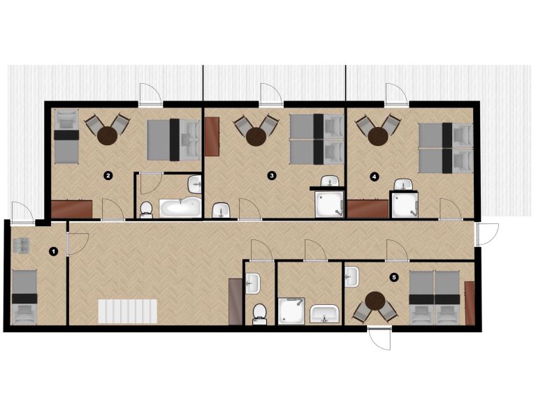 Ferienhaus Zoller Catering-Service inklusive