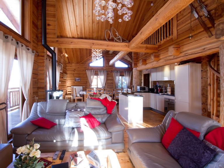 Ferienhaus Leslie Alpen mit Sauna und Whirlpool