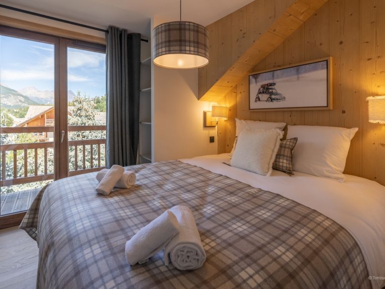 Ferienwohnung Le Cristal Lodge Bergblick